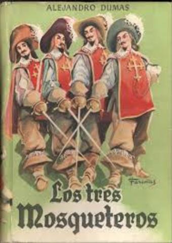 "Los tres mosqueteros", Alejandro Dumas.