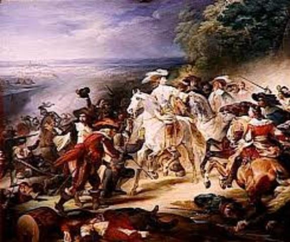 1648-1649	Esplodono in Francia le rivolte della fronda (da fronde, fionda) Parlamentare.