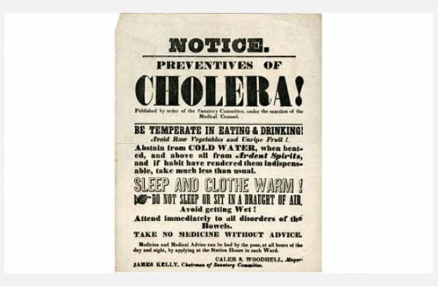 Cholera outbreak London
