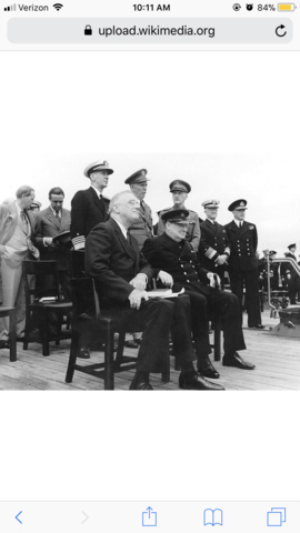 The atlantic Charter Reinforces American’s Support of Britain