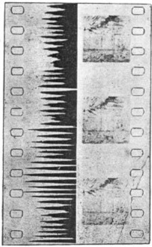 Lauste logró grabar sonidos en una pieza de film fotográfico