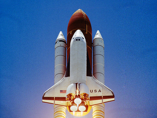 First Space Shuttle flight- Columbia