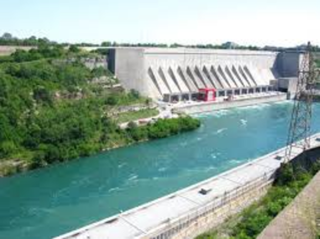 The hydropower station