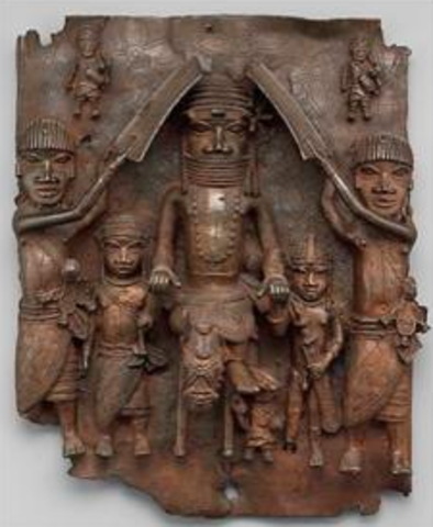 Wall plaque from Oba's palace