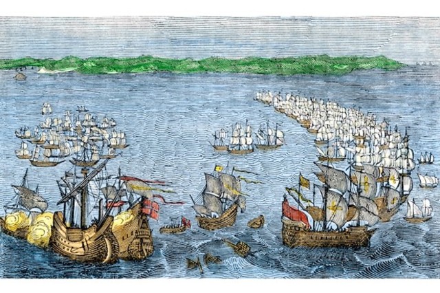 Spanish Armada Sails Against England