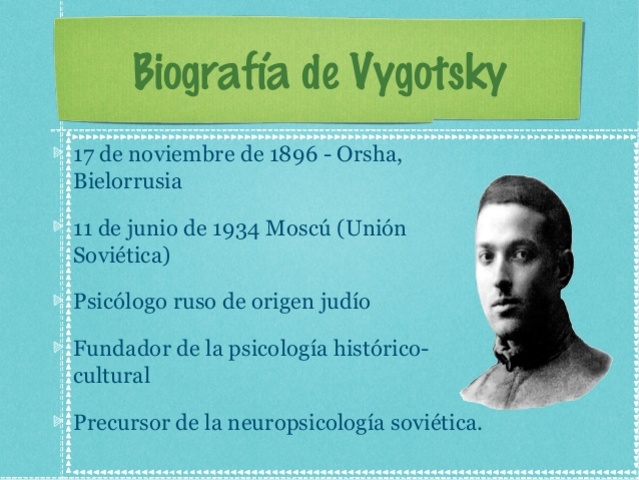 VOGOTSKY - CONSTRUCTIVISMO (1836 - 1934)