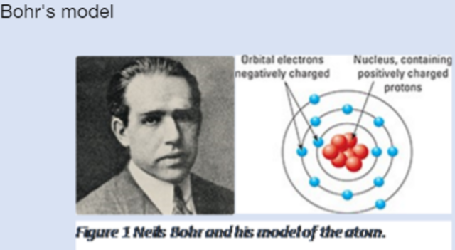 Bohr developed a model of the atom.