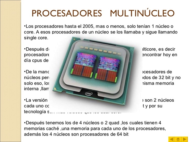 Procesadores multinucleos