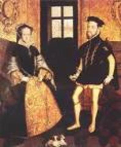 Phillip II marries Mary I