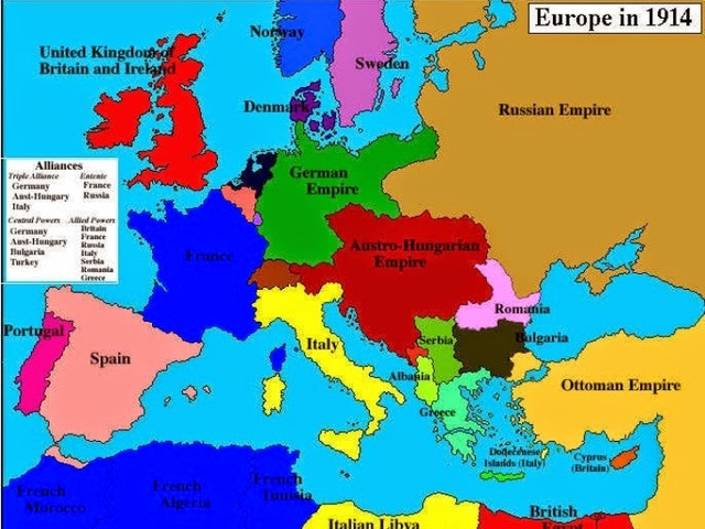 The alliances enter the war