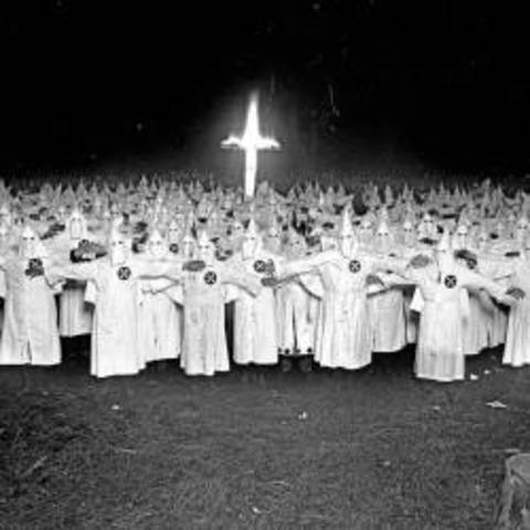 Klansmen March