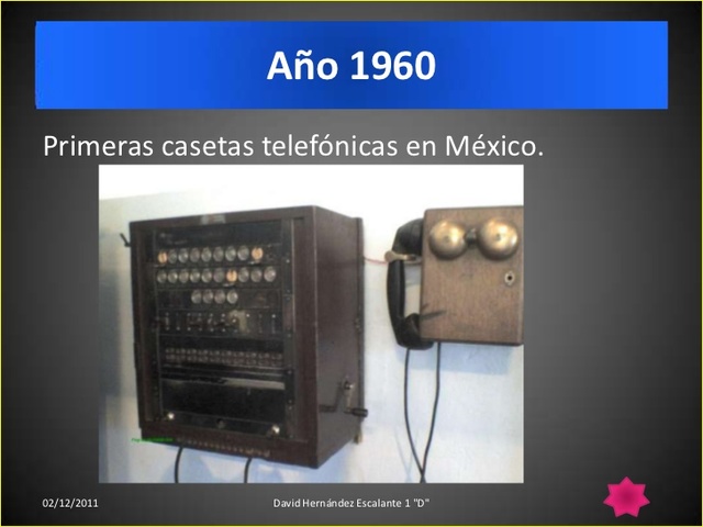 Primeras casetas telefónicas