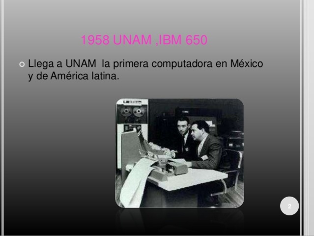 Primera computadora en América Latina