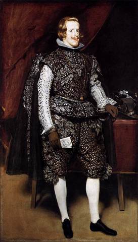 Retrato de Felipe IV plata