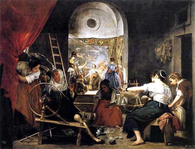 Las hilanderas (La fábula de Aracne)