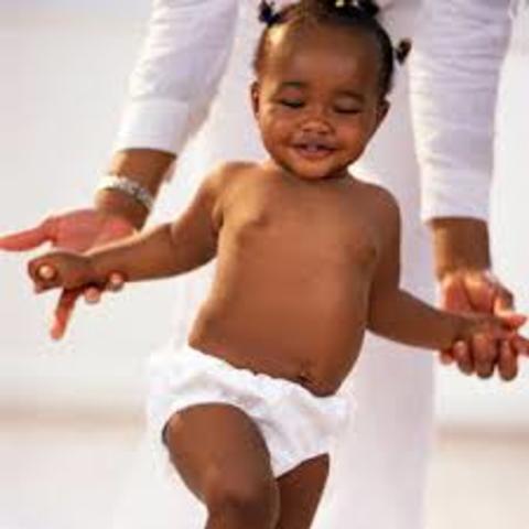 Yo aprendí camine a once meses.