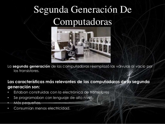 SEGUNDA GENERACIÓN (1958-1971)