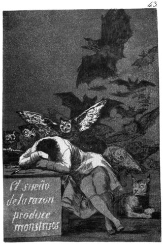 Caprichos: El sueño de la razón produce mosntruos