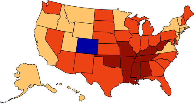 This year's BMI percentage