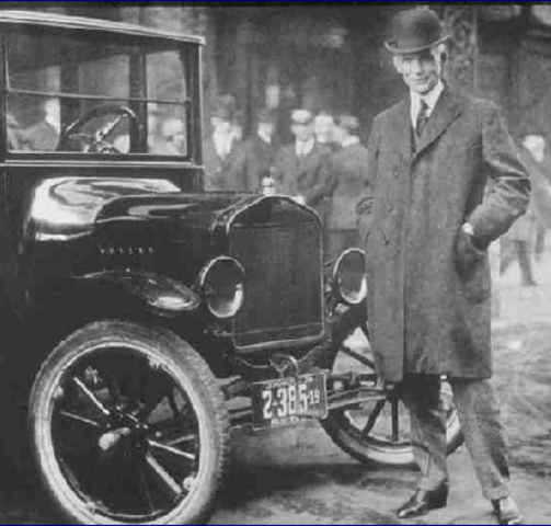 The Model T Rolls Off the Production Line