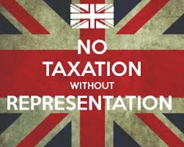 No taxation without representation