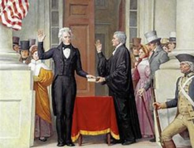 Inaguration of Andrew Jackson