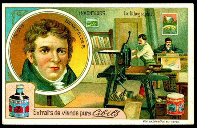 invención de la litografia