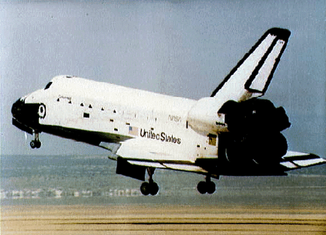 First space shuttle flight