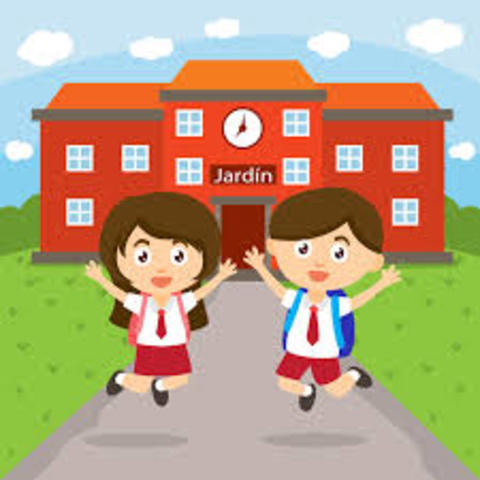 Inicio estudios en el Jardin Infantil Primavera