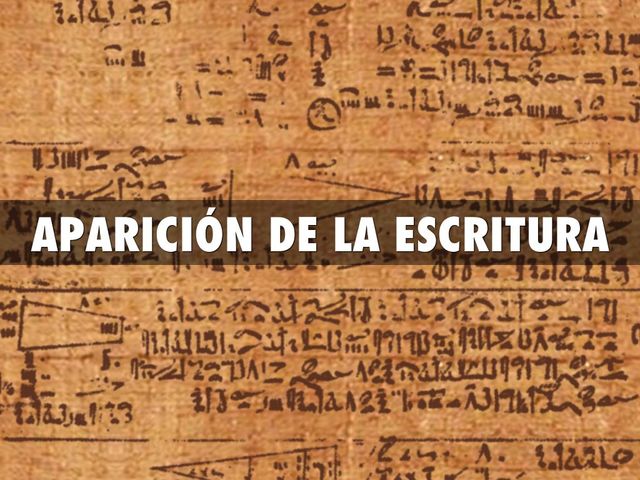 La escritura