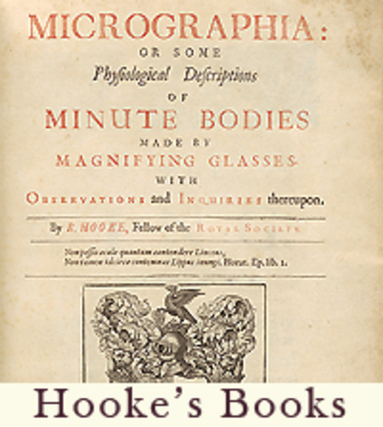 Micrographia de Robert Hooke