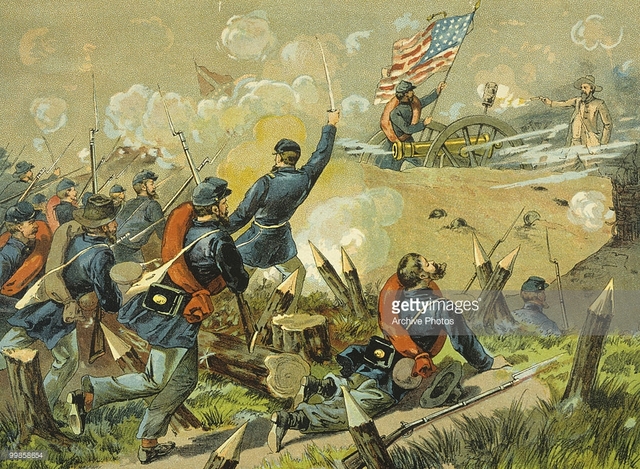 The battle of Vicks Burg