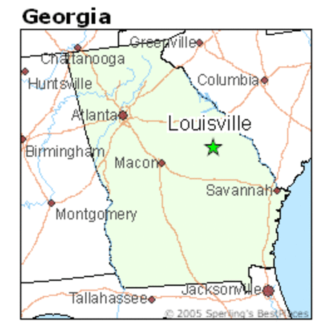 Capital moved to Louisville