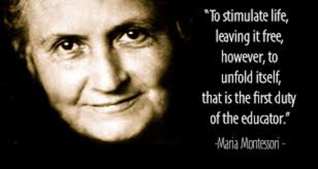Maria Montessori (1870 - 1952)
