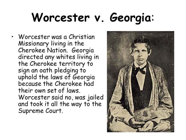 Worcester v. Georgia