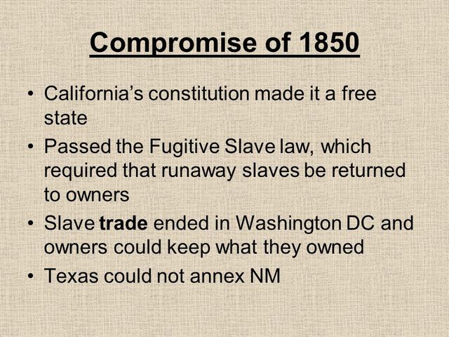 compromise of 1850