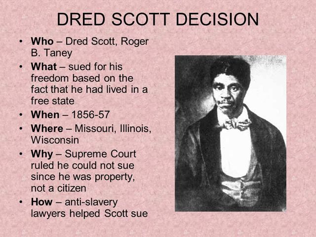 Dred Scott case