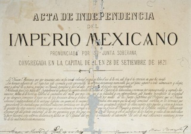 El primer documento legal del México independiente.