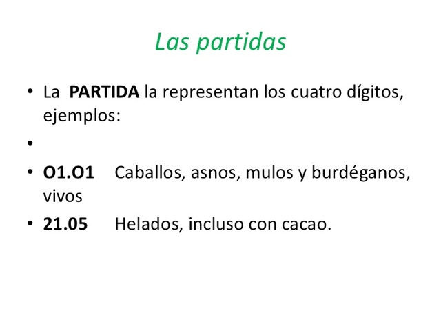 NOMENCLATURA ARANCELARIA DE BRUSELAS