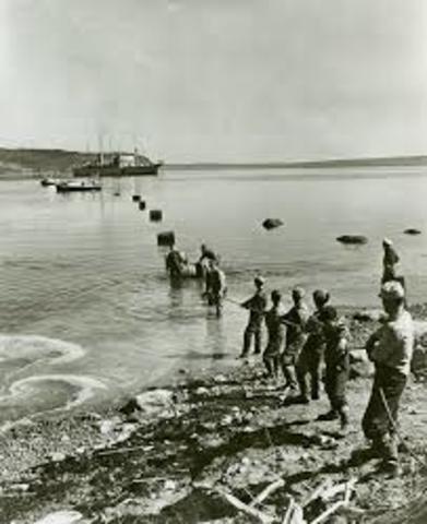 se instala el primer cable telefónico trasatlántico.