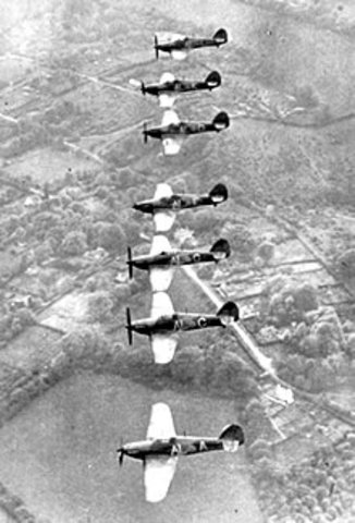 Germany bombed London and war began in London