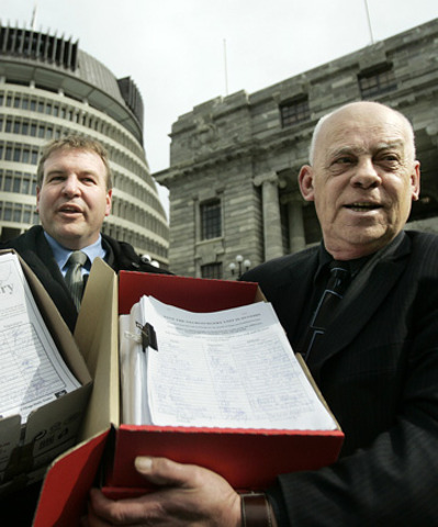 A petition with 45,000 signatures is delivered to Parliament