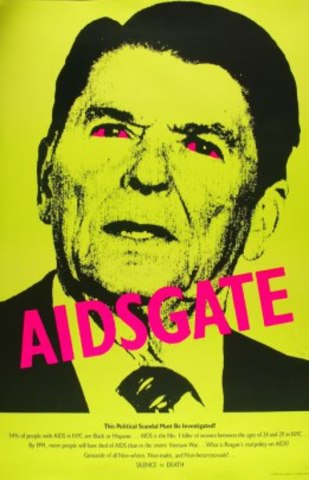 Ronald Reagan mentions AIDS publicly for the first time