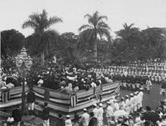 United States taking control of Hawaii