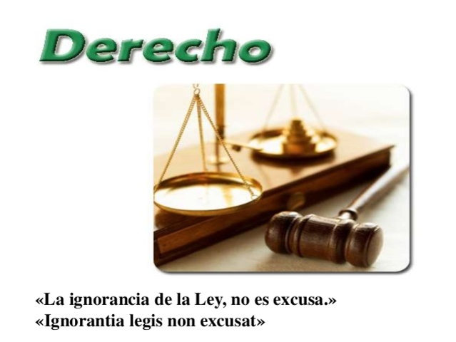EL DERECHO