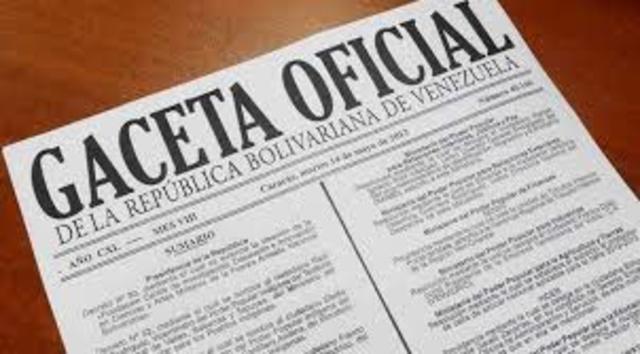 gaceta utilizada como medio publicitario