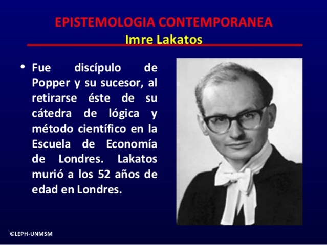 Un aporte significativo realizado por Lakatos
