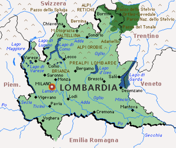 Guerra contra Austria e incorporación de Lombaria a Italia