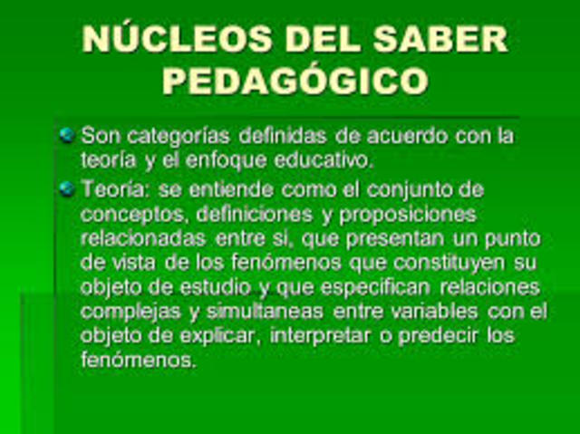SABER PEDAGÓGICO
