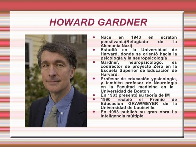 HOWARD GARDNER - LAS INTELIGENCIAS MÚLTIPLES